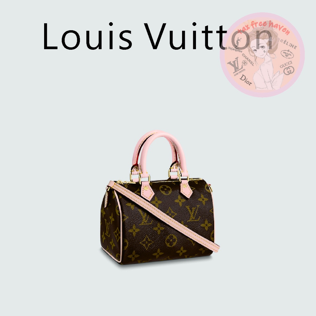 Shopee ลดกระหน่ำ 🔥ของแท้ 100% 🎁Louis Vuitton Brand New NANO SPEEDY Bag