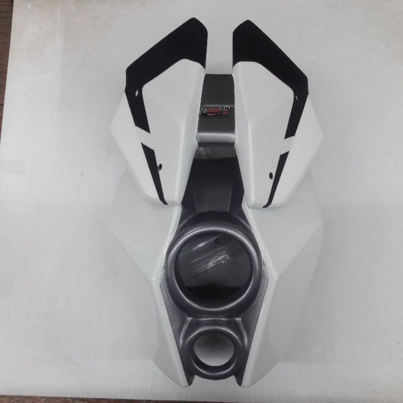 หน้ากากแต่งMSX-125-SFสีขาว/เทา/ดำ