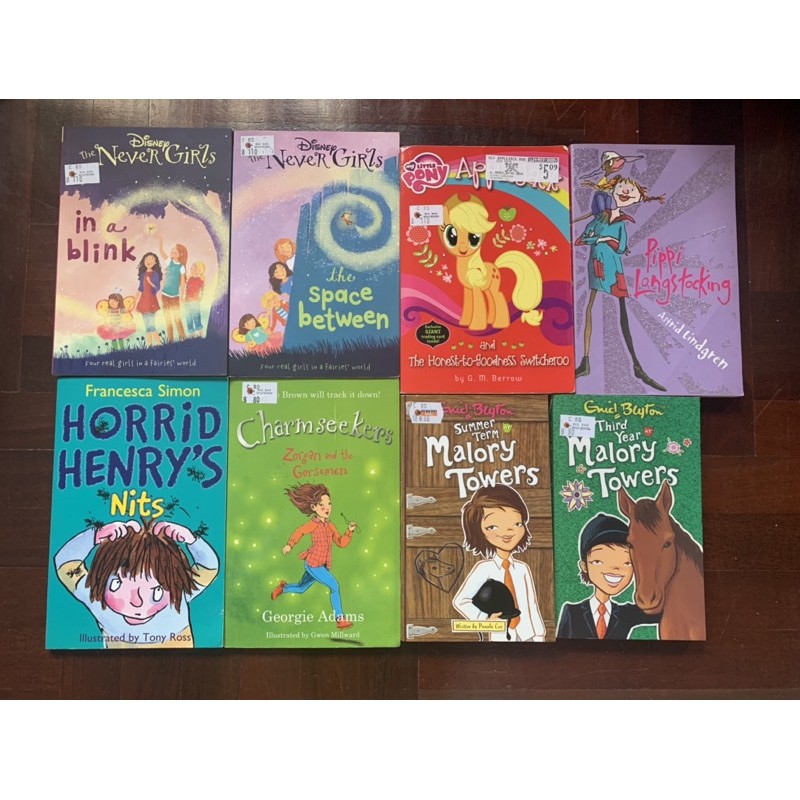 หนังสือภาษาอังกฤษ The Never Girls/ my little pony/Pippi Longstocking/Horrid Henry’s Nits/Charmseeker