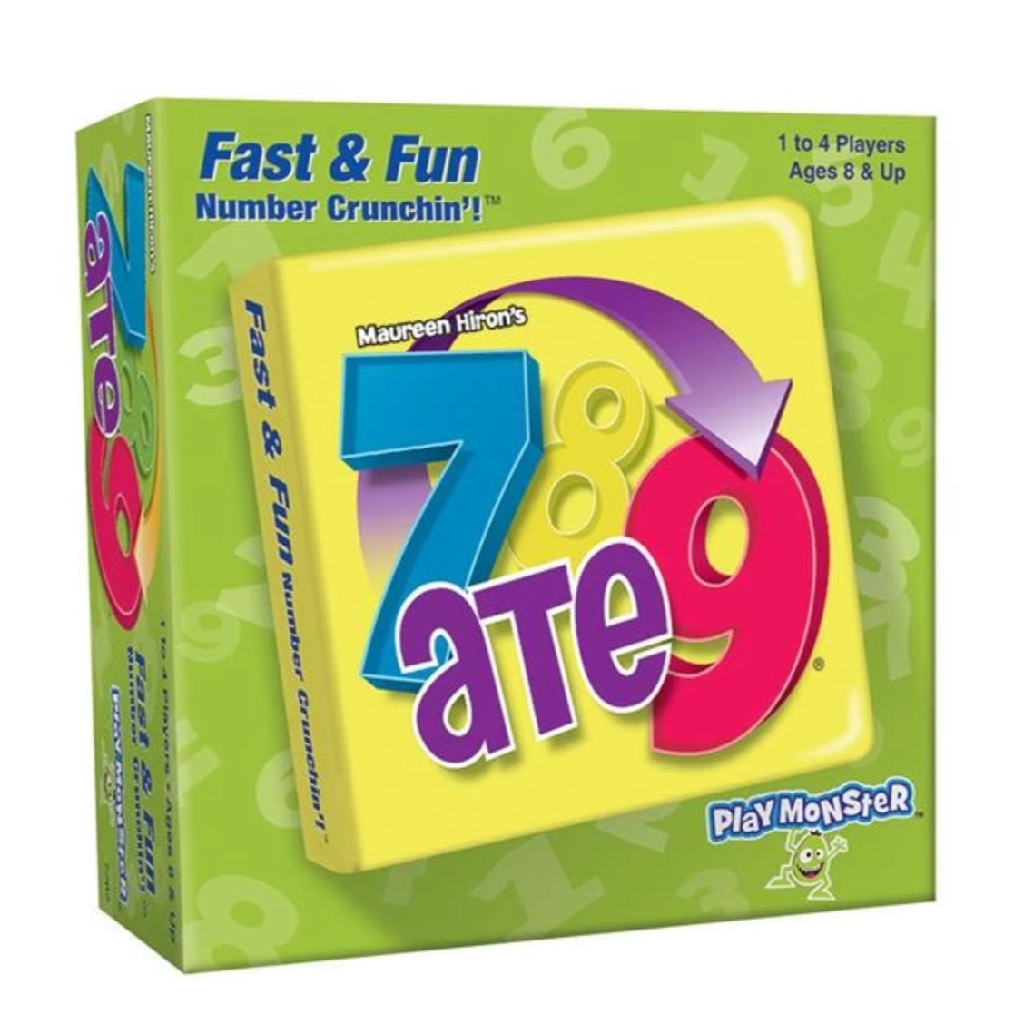 ขวาเพื่อเรียนรู้การ์ดเกม 7 Ate 9 - ทักษะคณิตศาสตร์