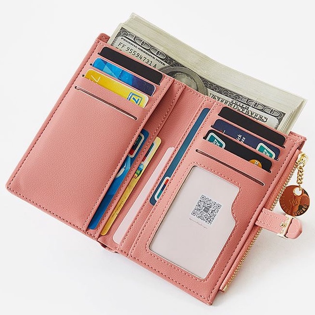 6สีสีชมพูสีเหลืองสีดําสั้นผู้หญิงกระเป๋าสตางค์กระเป๋าเหรียญกระเป๋าหลายบัตรสล็อตสายรัดข้อมือกระเป๋าสตางค์ปรับแต่งชื่อของคุณส่วนบุคคลสําหรับภรรยาของเธอวันวั - รูปที่ 2