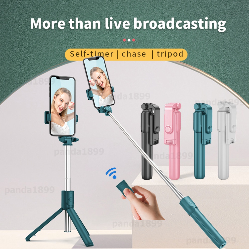 Shopee Thailand - ??Bluetooth selfie stick with remote control 360 swivel selfie stick Mobile selfie tripod, portable, convenient, wireless selfie stick R1