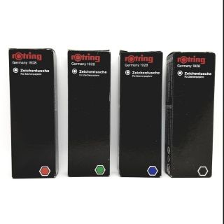 4 สี หมึก ROTRING 23 มล.