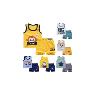 โปรโมชั่น : ชุดเสื้อกล้ามเด็ก  กางเกง TB SIZE 73-130