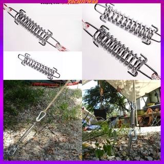 5pcs Heavy Duty Stainless Steel Camping Awning Tent Rope Tensioner/ Tightener Tightening Spring