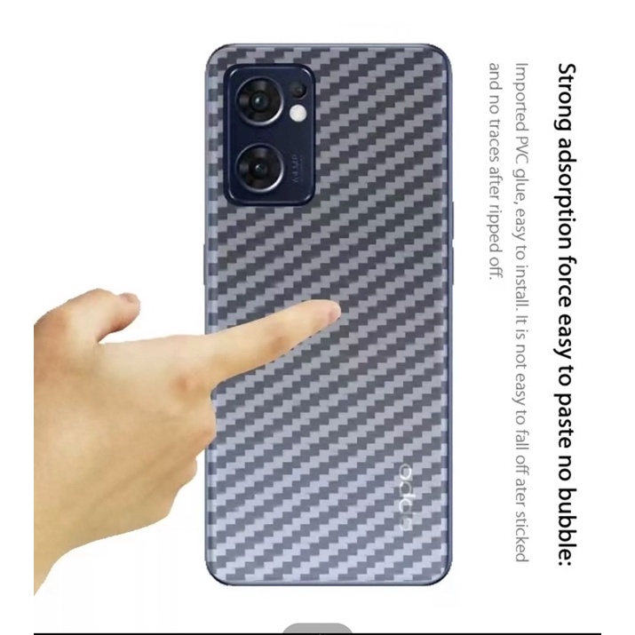 ฟิล์มกันรอยหลัง ฟิล์มหลัง เคฟล่า เคฟร่า Oppo Reno 7 Reno7 5G Reno6Z Reno6 Reno5 Reno4 A16 A15S A15 A95 A94 A93 A92