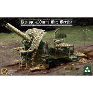 พลาสติก โมเดล ประกอบ TAKOM สเกล 1/35 German Empire Krupp 420mm Big Bertha (2035)