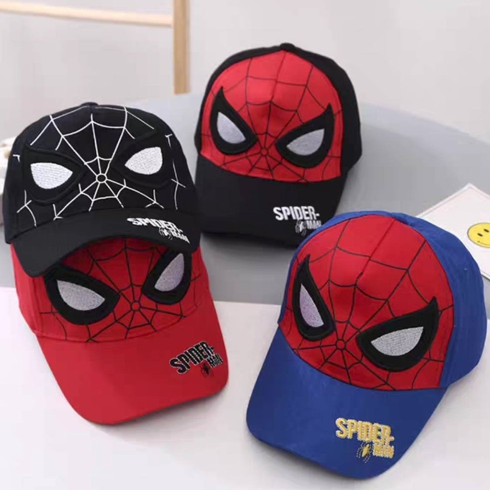 พร้อมส่ง หมวกเด็ก 1ปี-7ปี รอบหัว: 51-53 cm. หมวกแก๊ปปีกแข็ง หมวกเด็กผู้ชายลายการ์ตูน