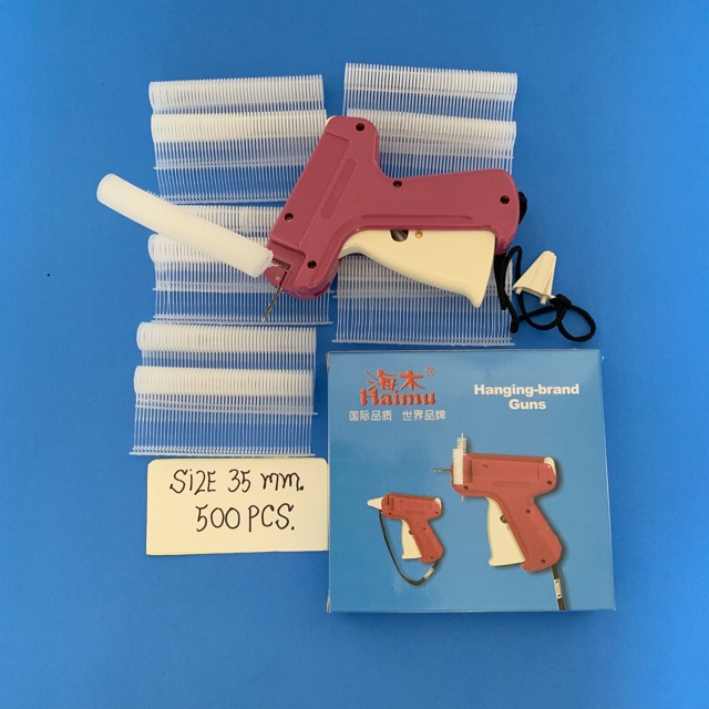 ตะขอเอ็นพลาสติก ขนาด35 mm. หรือ ขายพร้อมเครื่องยิงป้าย Tagging Gun มีหลายยี่ห้อ 1 ชุด - รูปที่ 6