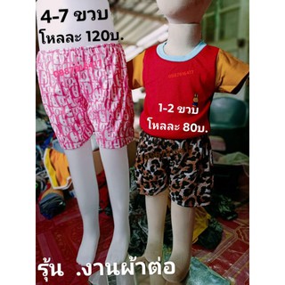 ตัวละ8บาท~ไซร์1-3ขวบ~ขาสั่นลายเต็ม~(รุ้นผ้าต่อเบอร์1)