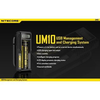 เครื่องชาร์จแบต Li-on Nitecore UM10