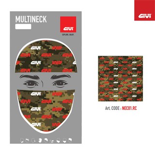 GIVI Multineck NEC01.RC ลาย Brown Camo - ผ้าบัฟอเนกประสงค์