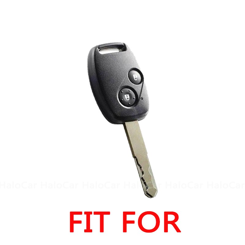 เคสกุญแจรถยนต์ 2 ปุ่ม แบบซิลิโคน สำหรับ Honda V-V Fit Pilot Accord Civic