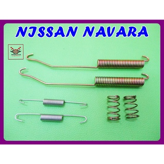 NISSAN NAVARA "REAR" SPRING BRAKE SET (6 PCS.) // ชุดสปริงเบรกหลัง นาวาร่า สปริงเบรกหลัง สินค้าคุณภาพดี