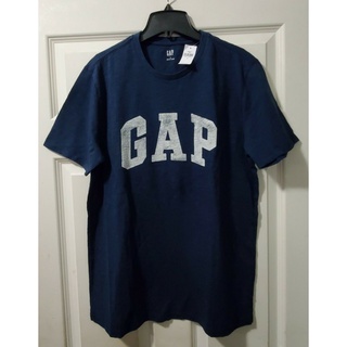 คอตต้อนคอกลมขายดี เสื้อยืดลําลอง แขนสั้น พิมพ์ลายโลโก้ GAP สําหรับผู้ชาย 2 ชิ้น BBkpil48LKnpbi63S-5XL