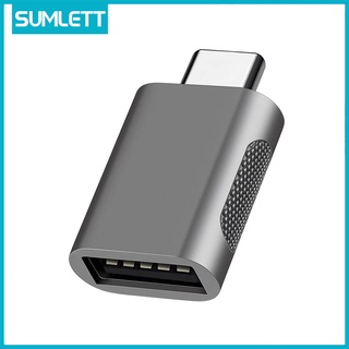 Sumlett อะแดปเตอร์แปลงข้อมูล Type C เป็น USB 3.0 USB C เป็น USB OTG ความเร็วสูง USB-C เป็น USB 3.0 ตัวเมีย