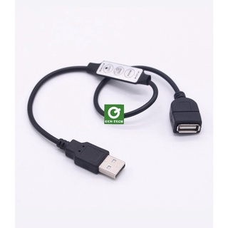 สินค้าพร้อมส่ง!!Control USB 5v-12vไฟกระพริบ 5 จังหวะ ตัวคุมเพิ่มลดแสง5จังหวะ