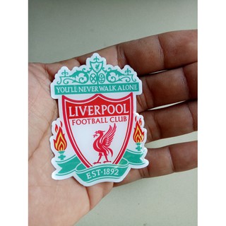 สติกเกอร์ Liverpool ลายนูน สีพื้น