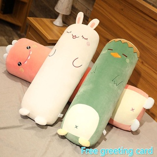 ●Soft Stuffed Pillow Animals Long Bolster Plushie Toys Kid Adult Sleeping Friend Gift Kawaii Plush Cute Toys