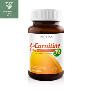 Vistra L-carnitine 500mg. Plus 3L