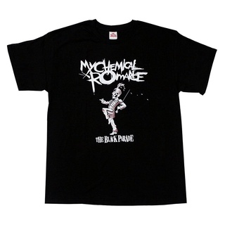 เสื้อยืดผ้าฝ้ายพิมพ์ลายขายดี MenS My Chemical Romance The Black Parade T-Shirt Birthday Gift