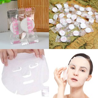 1 บาท เม็ดมาร์คหน้า แผ่นมาส์กหน้า DIY สูตรธรรมดา สูตรชาโคล *ขั้นต่ำ 10 เม็ด*