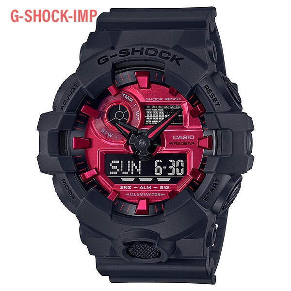 นาฬิกา CASIO G-SHOCK รุ่น GA-700AR-1ADR  ของแท้ประกันศูนย์ CMG 1ปี  เป็นรุ่นใหม่ล่าสุด