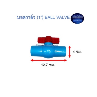 บอลวาล์ว ท่อน้ำไทย (1”) Thai Pipe PVC Ball Valve ฟ้า 1