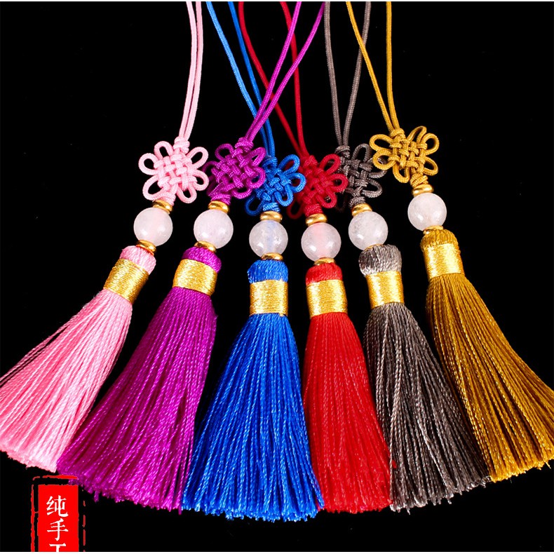 พู่ห้อยจีน chinese knot เชือกห้อยตกแต่งต่างๆ พู่ห้อยkalimba กระเป๋า เสื้อผ้า DIY ประดับ อื่นๆ pendant hanging