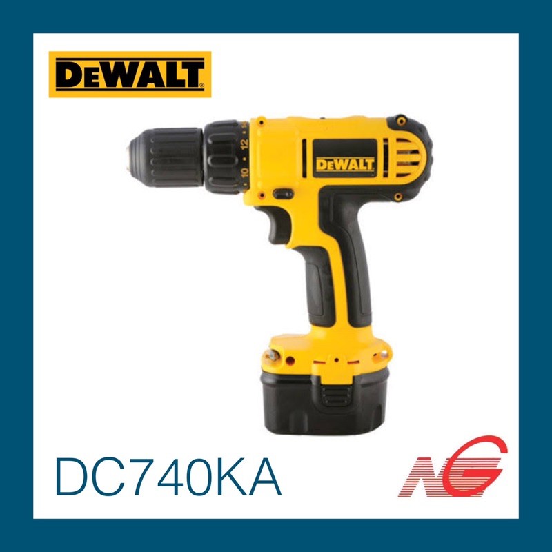 สว่านไร้สาย DEWALT รุ่น DC740KA 12V 190W **สินค้าตัวโชว์**