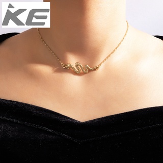 Simple collarbone chain Snake chain single necklace Geometric irregular animal necklace for gi