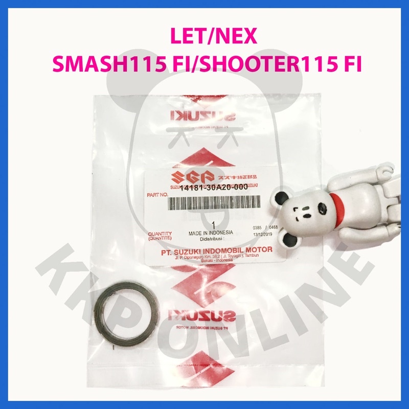 [SUแท้ ] ปะเก็นท่อไอเสีย Let,Nex,Shooter,Smash fi,Fv115,UF110 Suzukiแท้!!!