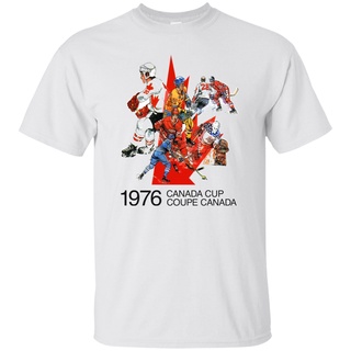 เสื้อยืดผ้าฝ้ายพิมพ์ลายขายดี เสื้อยืดลําลอง ผ้าฝ้าย พิมพ์ลาย Canada Cup Hockey 1972 Team Canada Usa Canadian Gildan สําห