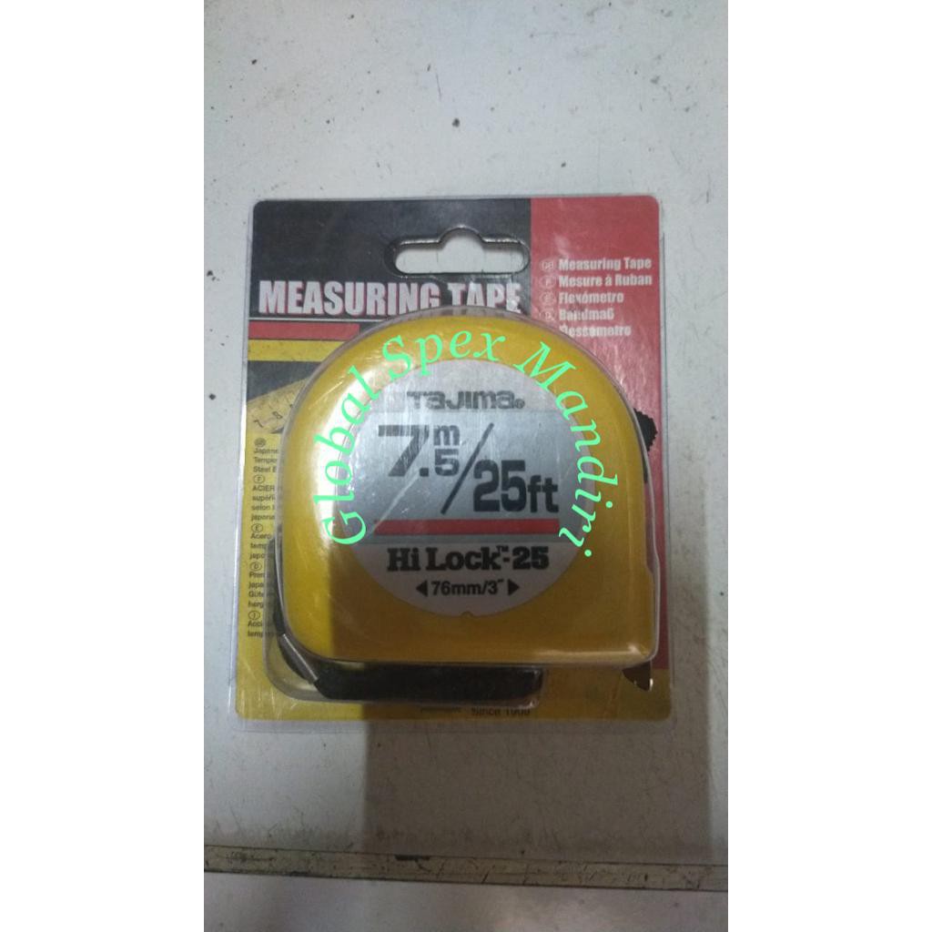 มิเตอร์ 7.5 MTR/MEASURING TAPE TAJIMA HILOCK 7.5 MTR