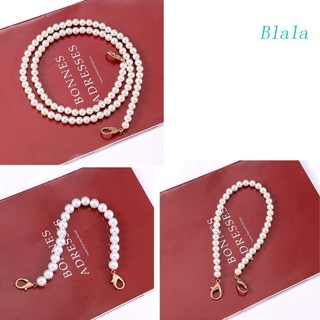 Blala สายโซ่คล้องกระเป๋า ประดับลูกปัดไข่มุกเทียม ยาว 32 40 100 ซม. แบบเปลี่ยน DIY