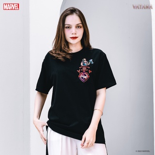 VATANA - เสื้อยืดแขนสั้น สีดำ พิมพ์ลาย Thor: New Asgard! Pocket