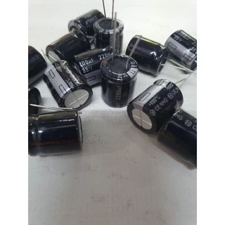 capacitor มีขั้ว 2200uf 6.3v 16v 25v 35v 50v 63v ตัวเก็บประจุคุณภาพดี
