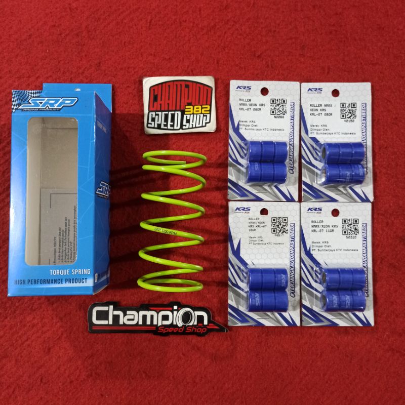 SRP Ultra Speed Racing 1200 RPM CVT Roller KRS KTC Kytaco 8gr 9gr 10gr 11gr NMAX OLD 2015-2019 Aerox