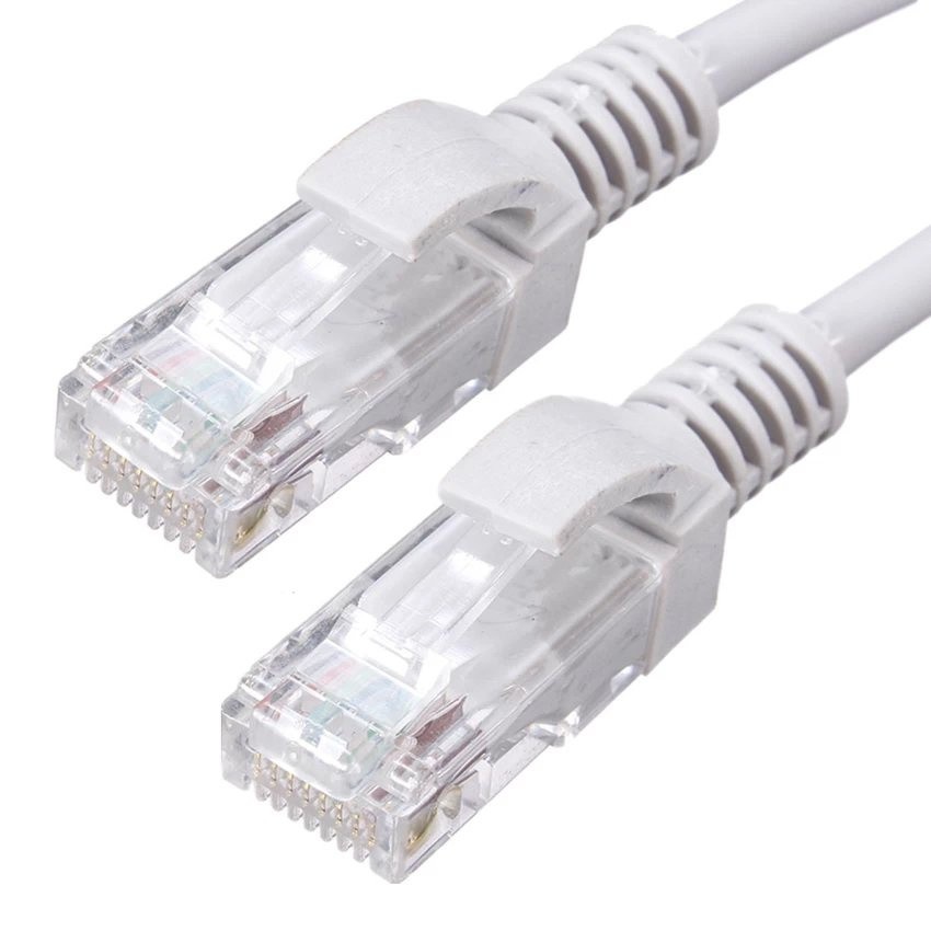 AMPแท้3MสายแลนCAT5eพร้อมเข้าหัวและตัวครอบของAMPสาย3เมตร(สีขาว)#617