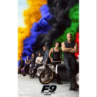 Poster fast&amp;furious 9 (f9) รูปรวม เร็วเเรงทะลุนรก 9
