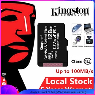 【LOCAL STOCK】Kingston SD Card Micro sd card Memory Card Class 10 100MB/s 16GB/32GB/64GB/128GB Card