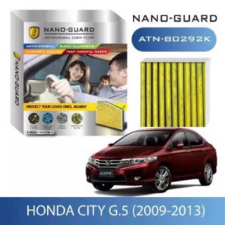 กรองแอร์ HONDA CITY ปี 2008-2013 ATN-80292K กรองฝุ่น PM2.5