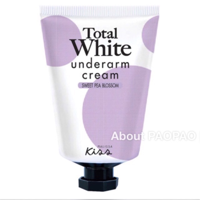 ✨โปรแรง ค่าส่งถูกมาก✨ครีมบำรุงใต้วงแขน เพื่อรักแร้ขาวเนียน✨ Malissa Kiss Total White Underarm Cream