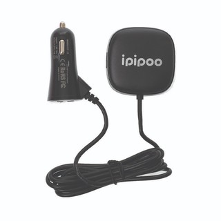 ipipoo XP-23 ที่ชาร์จ usb ในรถยนต์ 5-Ports USB Portable Car Charger 2.4A+3.1A Black