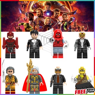 ฟิกเกอร์ Spider Man Odin Masked Robber Kaecilius Punisher Daredevil Marvel Shocker ขนาดเล็ก XH0180