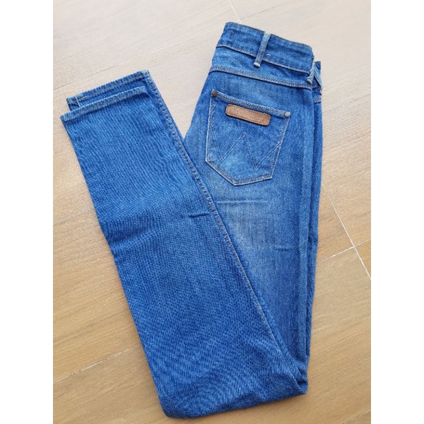 กางเกงยีนส์ wangler jessy high waist skinny leg