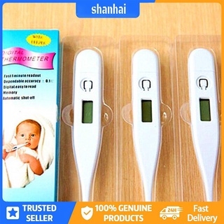 【Shanhai】เครื่องวัดอุณหภูมิอิเล็กทรอนิกส์หน้าจอดิจิตอลสําหรับติดบ้าน