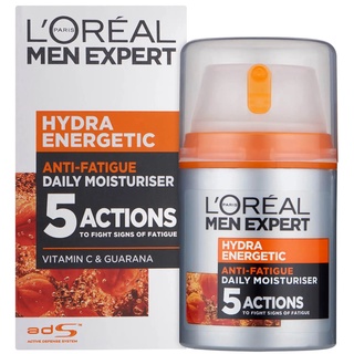 พร้อมส่ง ของแท้ LOreal Men Expert Hydra Energetic Daily Anti-Fatigue Moisturising Lotion 50ml/100ml (Imported)