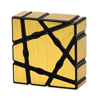 Yj (Yongjun) Chost 133 Rubiks Cube รูบิค 1x3x3 ความเร็ว ลูกบาศก์สีทอง / สีเงิน