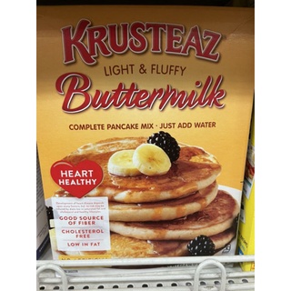 KRUSTEAZ Bubiermilk LIGHT &amp; FLUFFY COMPLETE PANCAKE MIXㆍJUST ADD WATER 714g.